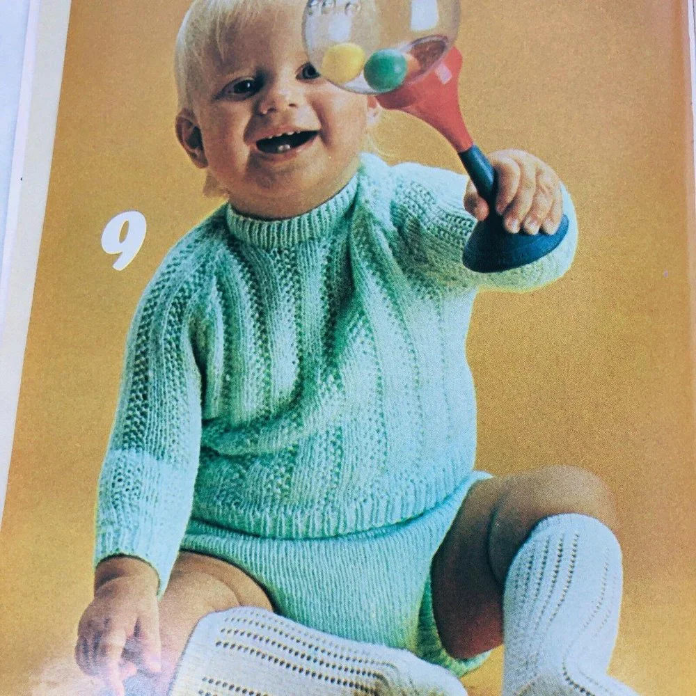 Fairy Tale Baby Book Susan Bates Knitting‎ Pattern Book 17340 Babies to 3 Years